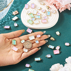 40 шт. 10 стиля стеклянных подвесок&nbsp;GLAA-TA0003-63