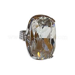 Браслет-манжета из латуни с кристаллами и стразами&nbsp;FS-WG214C1-01