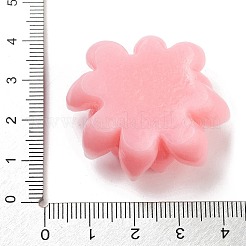 Cabochons décodés en résine opaque bicolore&nbsp;RESI-K042-01C