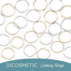 120 шт. 2-х цветные латунные соединительные кольца KK-DC0002-69