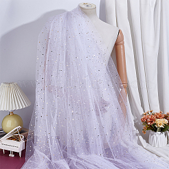 6 ярд полиэстеровой сетчатой ткани со звездным узором&nbsp;DIY-WH0060-94A