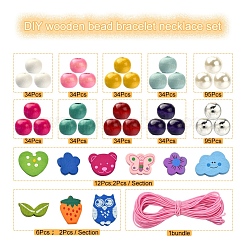 Набор для изготовления ювелирных изделий из дерева своими руками&nbsp;DIY-YW0005-58