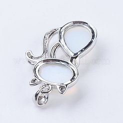 Кулоны с котятами из натуральных и синтетических камней G-P352-B