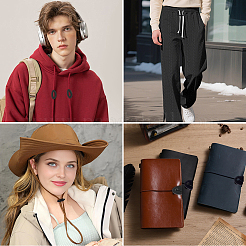 50 шт. овальная пряжка из искусственной кожи&nbsp;FIND-CL0001-57