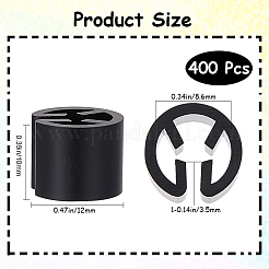 400 Stück Kunststoff-Kleidungsmarker&nbsp;KY-CP0001-06