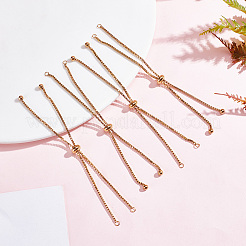 10шт регулируемые слайдерные браслеты из нержавеющей стали 304 для изготовления STAS-HY0001-41