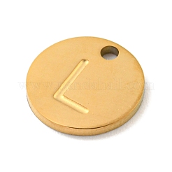Placcatura ionica (ip) ciondoli in acciaio inossidabile 304&nbsp;FIND-M017-02G-L