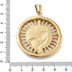 Подвески в виде молящихся рук из нержавеющей стали 304 со стразами STAS-V008-33G