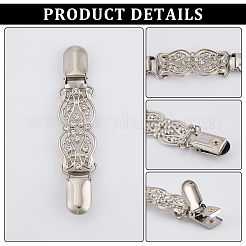 6 шт. 6-х стилевых зажимов для кардигана из цинкового сплава&nbsp;AJEW-ME0002-21