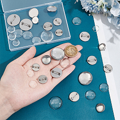 Набор для изготовления броши из нержавеющей стали 304 в виде купола своими руками&nbsp;DIY-UN0056-16