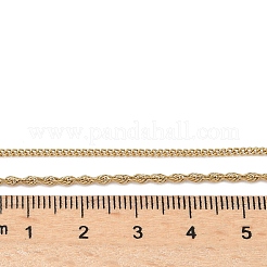 Двухслойные ожерелья из нержавеющей стали 304 с цепочкой для женщин NJEW-U050-02A-G