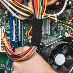 Нейлоновые застежки-липучки для кабеля&nbsp;DIY-WH0888-124A