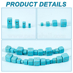 4 прядь 4 стилей натуральные бусины из говлита пряди G-AR0004-73