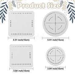 4 шт. 4 стиля eva плетеный диск диск&nbsp;TOOL-YW0001-84