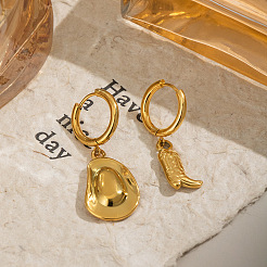 Серьги-кольца для сапог и шляпы из нержавеющей стали 304&nbsp;BW3642