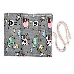 Ручная работа холст карандаш в рулоне упаковка 12 отверстие&nbsp;ABAG-B002-11