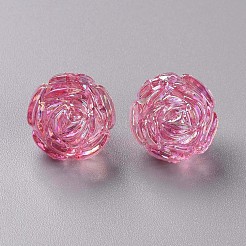 Прозрачные акриловые бусины TACR-S154-31C-705