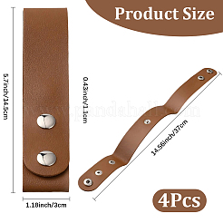 4 étui à fouet en cuir PU&nbsp;AJEW-CL0005-85