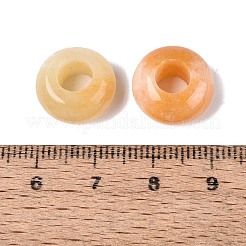Natürliche Topas Jade europäischen Perlen&nbsp;G-N359-17A-08