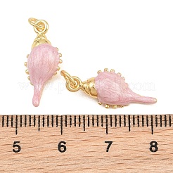 Messing Emaille-Anhänger&nbsp;KK-CBA3297-04B-G05