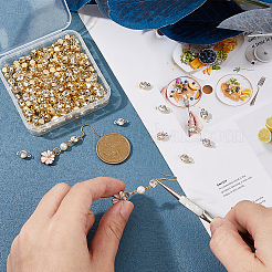 200 шт. латунные подвески-коннекторы с прозрачным кубическим цирконием&nbsp;KK-FH0007-70KCG