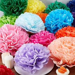 28 pz 28 stili fai da te fiori di carta decorativi palla per festa matrimonio casa decorazione esterna&nbsp;DIY-WR0005-41