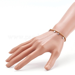 Регулируемые нейлоновые нити плетеные браслеты из бисера&nbsp;BJEW-JB06058