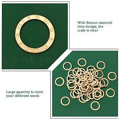 50 шт. латунные соединительные кольца в тибетском стиле&nbsp;KK-PH0004-06