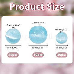 3 стиль бусины из натурального селенита&nbsp;G-AR0006-22