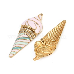 Подвески из нержавеющей стали 304 с эмалью&nbsp;STAS-I352-11G-01