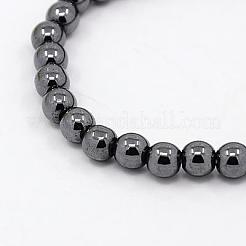 Модные магнитные синтетический гематит Эластичный браслеты Будды&nbsp;BJEW-K007-06