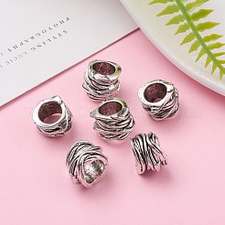 Бусины из сплава в тибетском стиле TIBEB-LF11253YKG-AS-LF