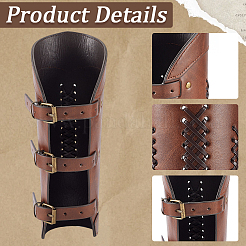 Регулируемый браслет из искусственной кожи AJEW-WH0010-55B