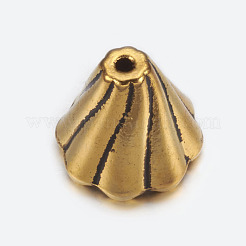 Tibetische Perlen Kappen & Kegel Perlen&nbsp;LS-TIBEB-EA10181Y-AG-FF