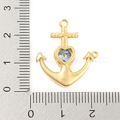 Латунные микро проложить кубического циркония подвески&nbsp;ZIRC-P111-07G