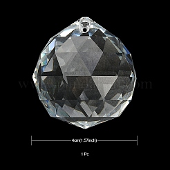 Прозрачные стеклянные подвески k9 GLAA-YW0001-101