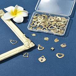 60шт 10 стиля подвески из нержавеющей стали STAS-FS0001-96