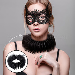 Кружевной воротник с оборками DIY-WH0504-234A