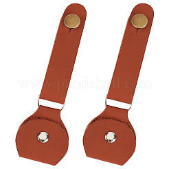 2 Stück Gitarrenhalsband aus Kunstleder mit Gitarrenplektrum-Tasche&nbsp;AJEW-CL0006-36A