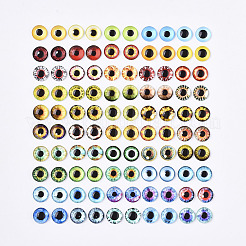 Cabochons aus Glas mit flachem Rücken&nbsp;GGLA-SZ0001-01A