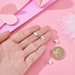 4 шт. 925 подвески из стерлингового серебра STER-PH0003-95