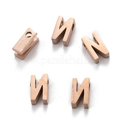 Placcatura ionica (ip) ciondoli in acciaio inossidabile 304&nbsp;STAS-K216-41N-RG