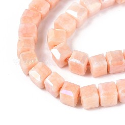 Антикоррозийные гальванические стеклянные бусины&nbsp;GLAA-T025-4mm-10J