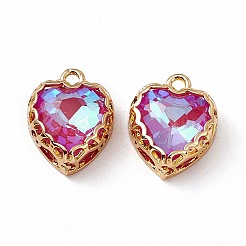 Сердце k9 стеклянные подвески GLAA-A005-37G