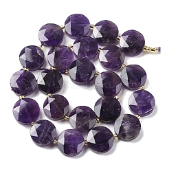 Природный аметист нитей бисера G-C116-A167-03