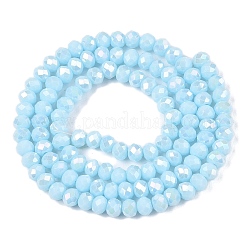 Chapelets de perles en verre électroplaqué&nbsp;LS-EGLA-A044-P3mm-B06