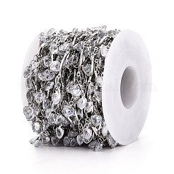 Цепи из латуни и стекла с фестончатыми прутьями CHC-T018-08P