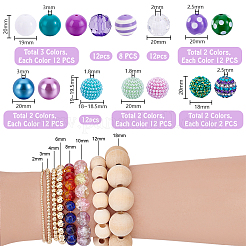 DIY-Sets mit runden Perlen&nbsp;DIY-PH0031-64