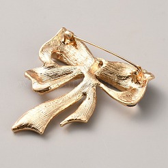 Épingles en émail en forme de nœud papillon&nbsp;JEWB-WH0026-98