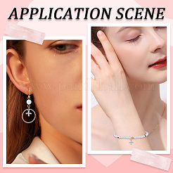 10 шт. латунные подвески-крестики из прозрачного кубического циркония KK-BBC0015-92